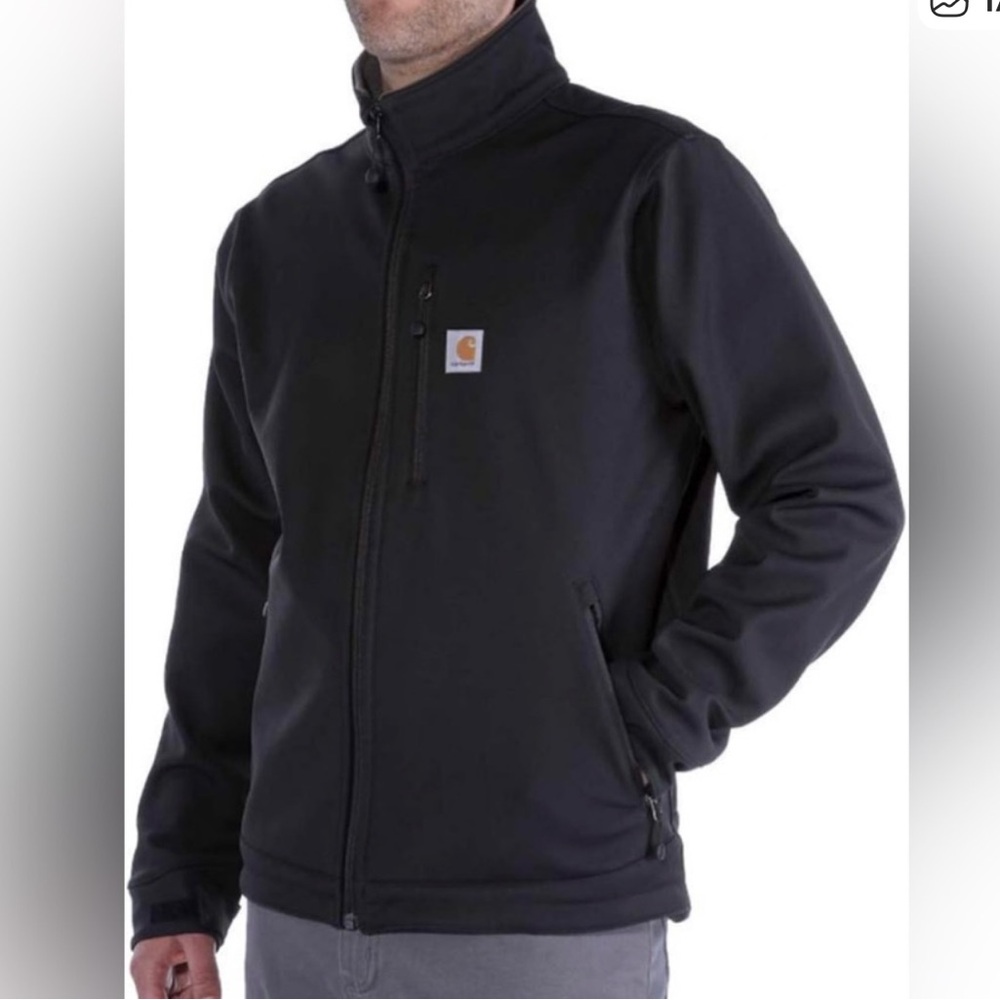 Mens Carhartt Rain Defender heavyweight soft shell jacket Sz 2X